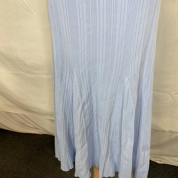 NEW CARA CARA Women's Dara Ribbed Knit Elegance Skirt Sky Blue Size S - Picture 7 of 9